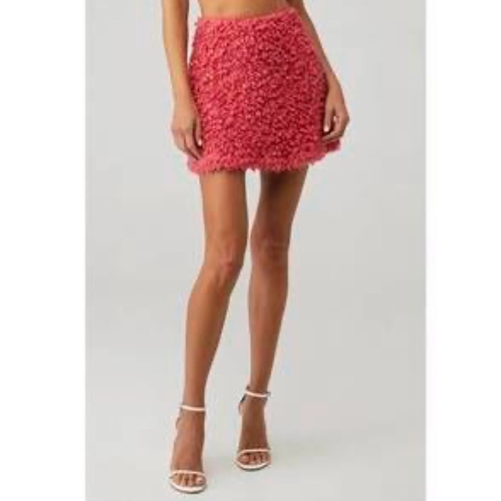 The Mood For Love NWT  Borthwick Fluffy Skirt in Begonia Pink Small